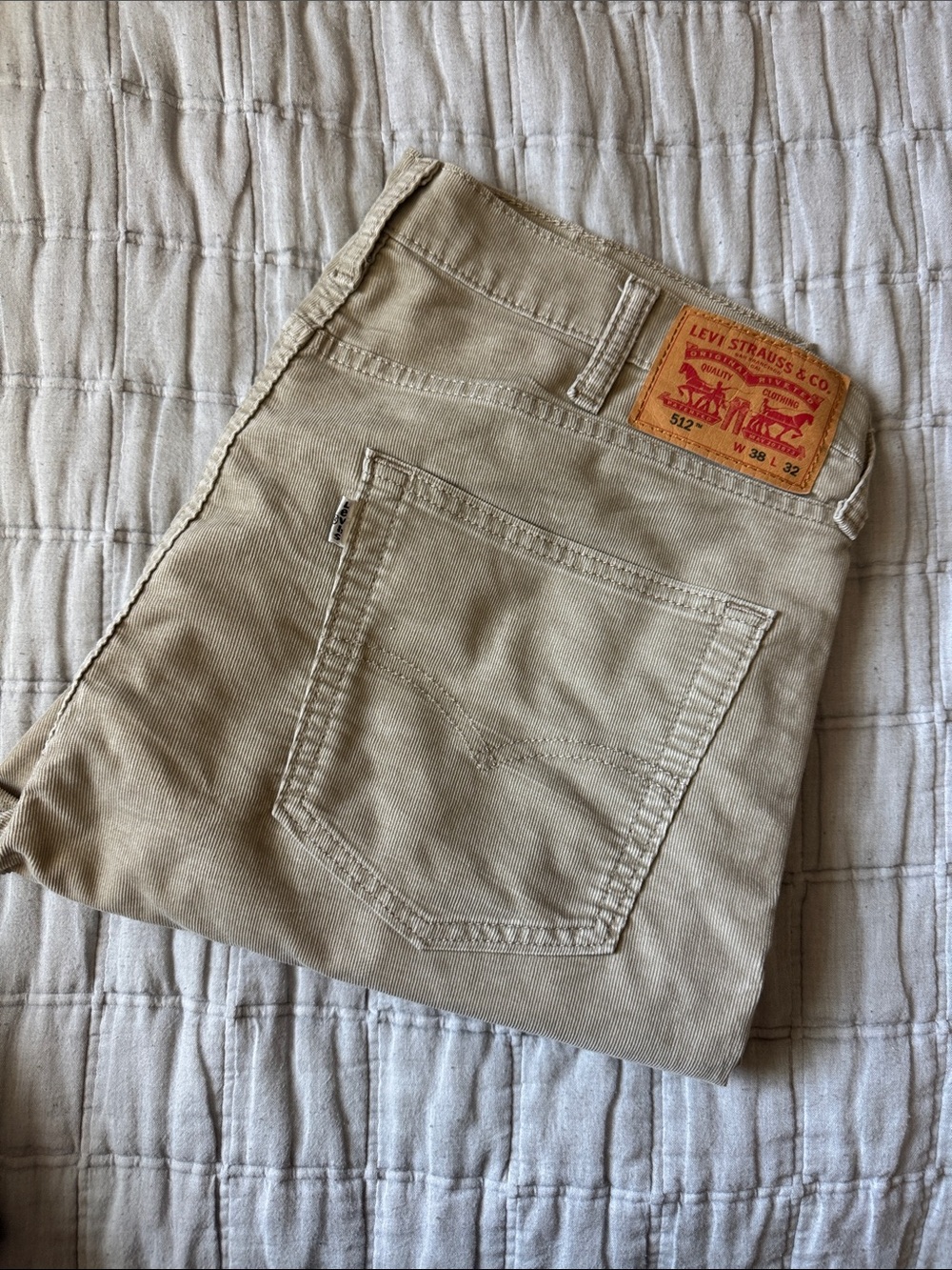 Men’s 512 slim taper corduroy Levi’s  38x32